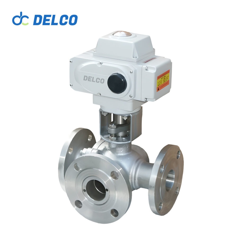 Pn Way Flange Motorized Ball Valves Delco Valve