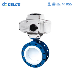 Fluorine Lined Motorized Butterfly Valves