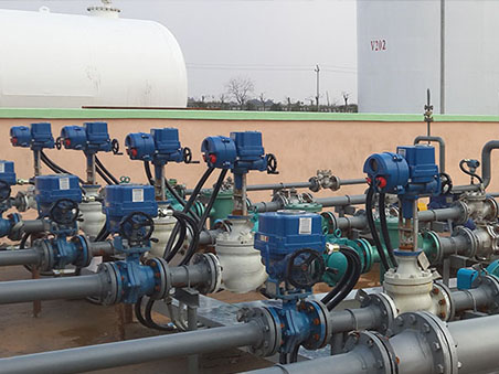 Motorized Explosion-proof Valves Installation