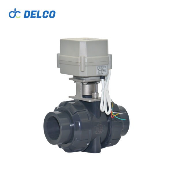 2 Way UPVC Electric Actuated Ball Valve