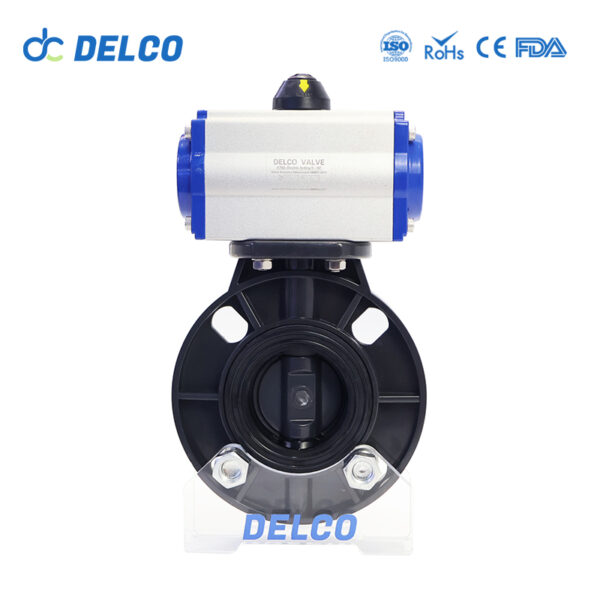 Pneumatic PVC Butterfly Valves