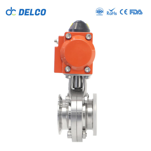 Pneumatic Sanitary Butterfly Valves