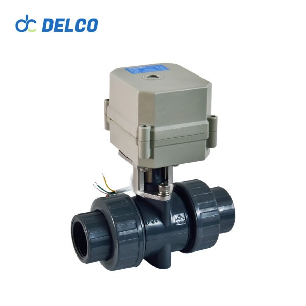 2 Way UPVC Electric Actuated Ball Valves