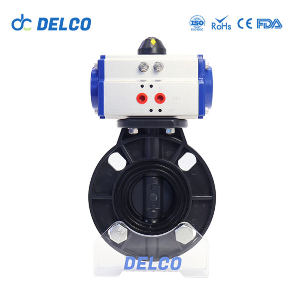 Pneumatic PVC Butterfly Valves