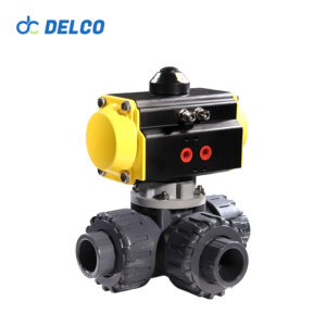 3 Way Pneumatic Ball Valve