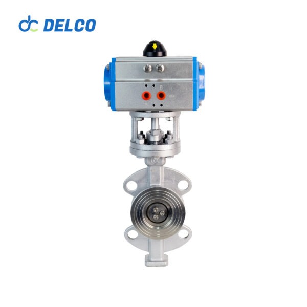 Trieccentric pneumatic Valve