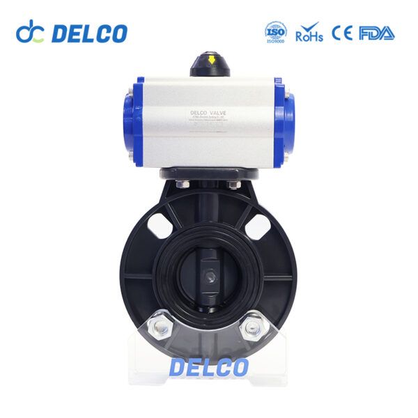 Pneumatic PVC Butterfly Valves