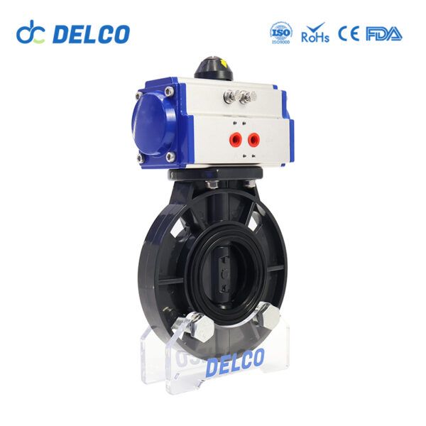 Pneumatic PVC Butterfly Valves