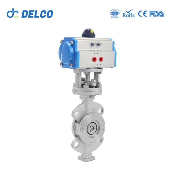 Pneumatic Actuator Butterfly Valves