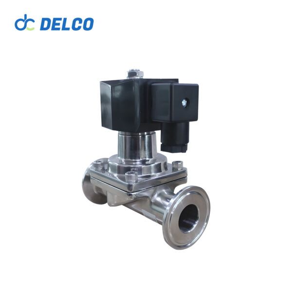 DELCO Piston Type High Temperature Sanitary Food Grade Solenoid Valve 2W10-B — изображение 2