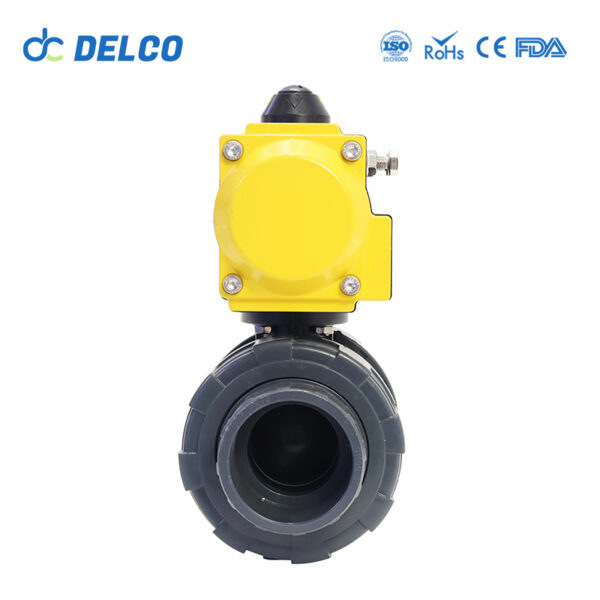 Double Union Pneumatic Ball Valve