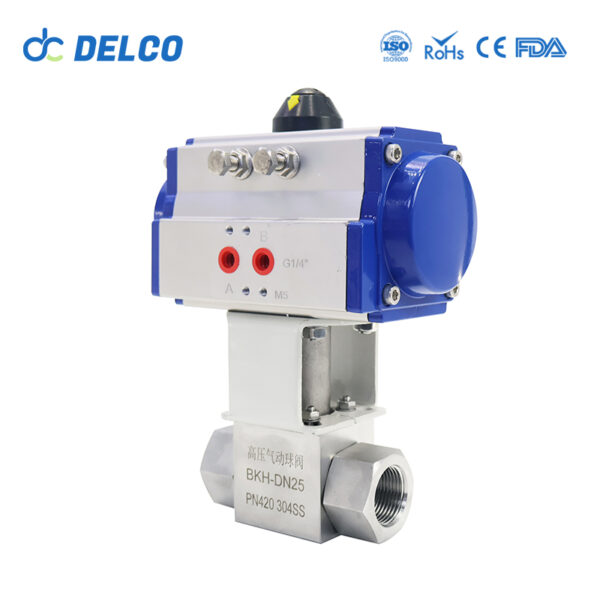 High Pressure Pneumatic Ball Valves