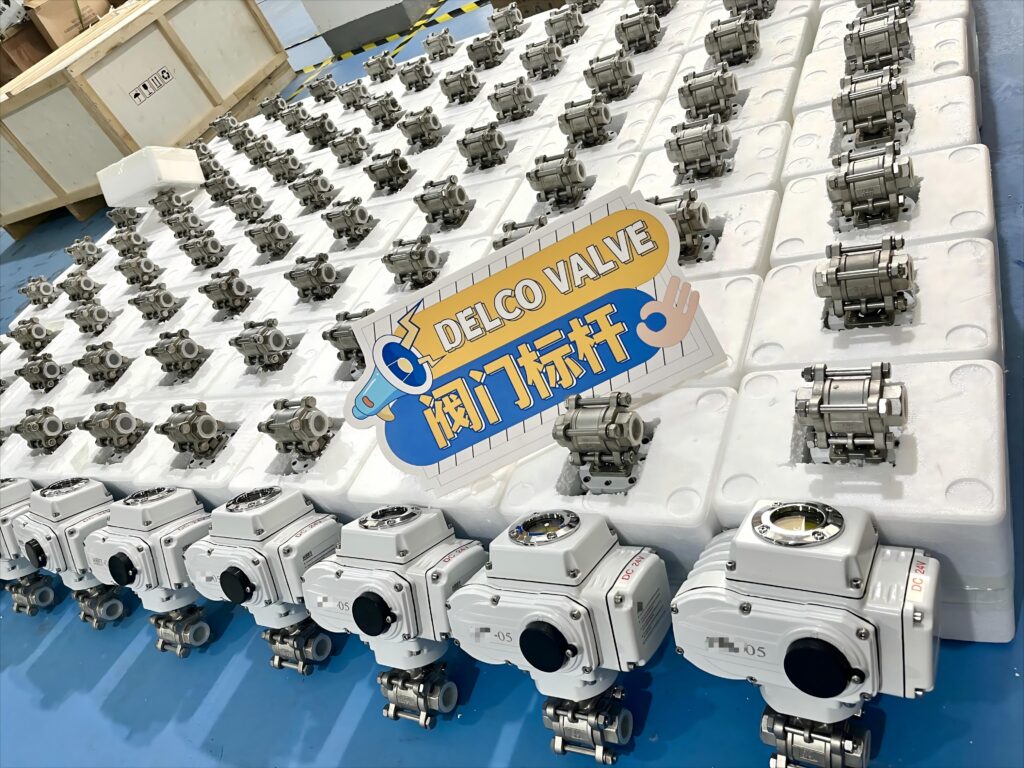 Electric Three-Piece Threaded Ball Valves in UAE Petrochemical Project