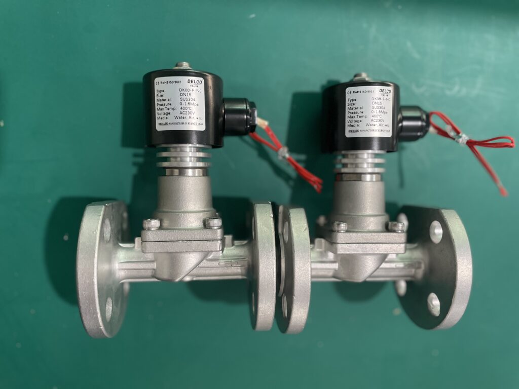 Solução de válvula solenoide flangeada para alta temperatura e alta pressão