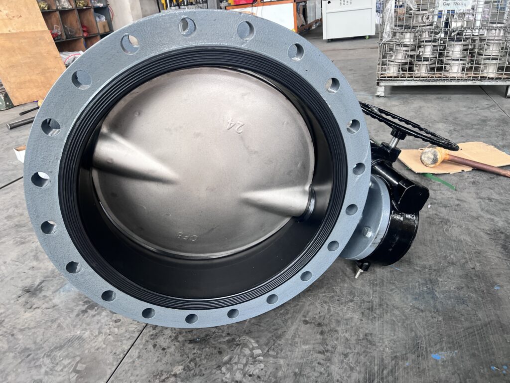 Manual flange butterfly valve