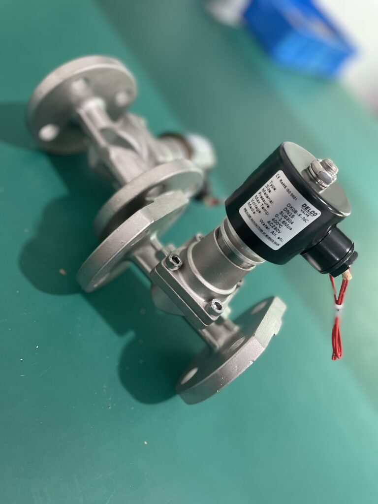 High-Temperature Flanged Solenoid Valve