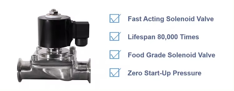 sanitary solenoid valve