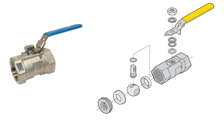 1 Piece Ball Valve