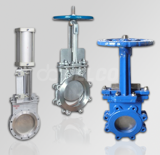 Knife gate valve