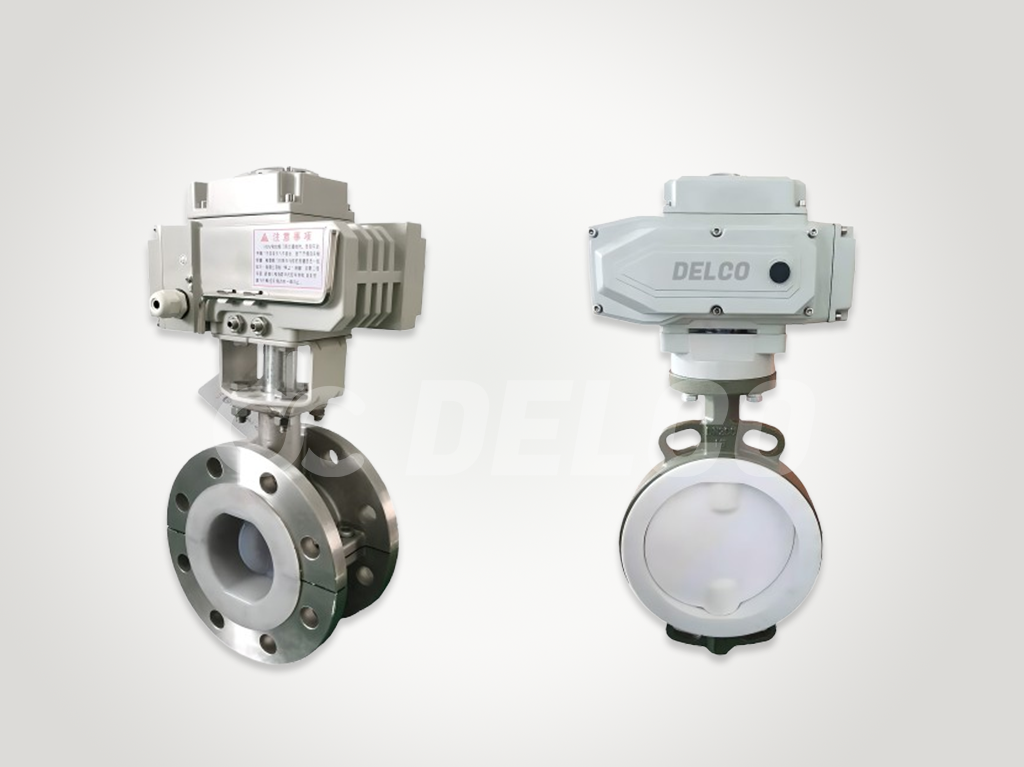 Motorized Fluorine Lined Butterfly Valve Introduction