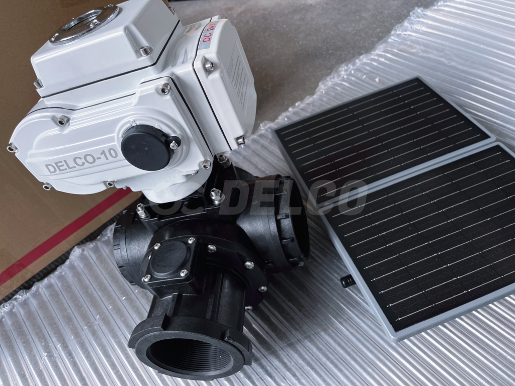 Solar Panel Electric Intelligent Ball Valve