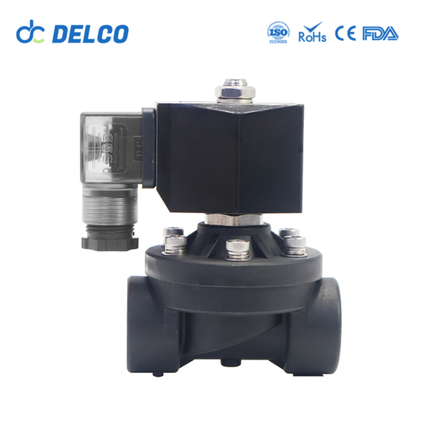 DELCO 2W21 Direct Acting Diaphragm Waterproof PVC Solenoid Valve