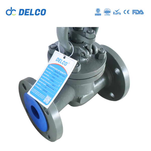 DELCO DN50 Manual Flange Globe Valve For Water