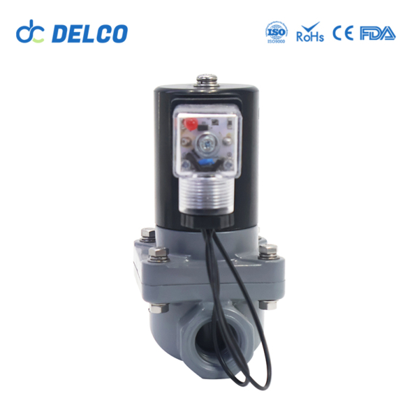 ZCFP CPVC Plastic Anti Corrosion Solenoid Valve