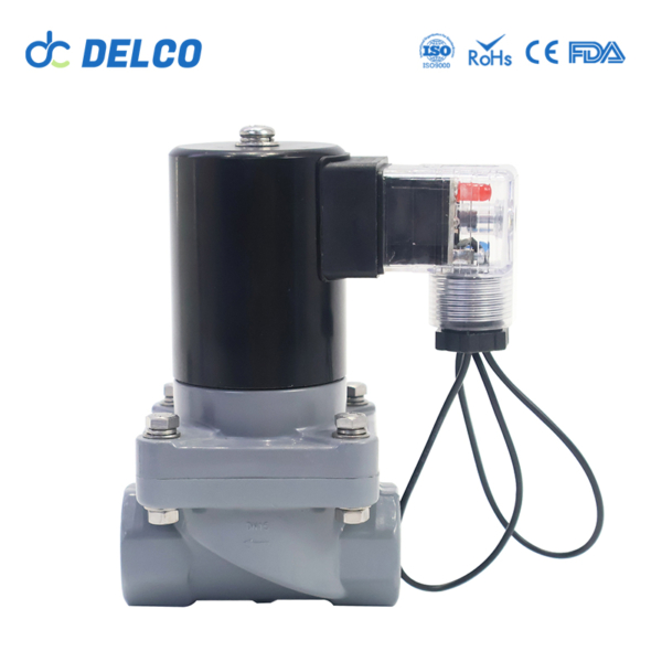 ZCFP CPVC Plastic Anti Corrosion Solenoid Valve