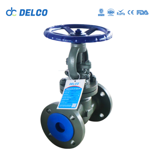 DELCO DN50 Manual Flange Globe Valve For Water