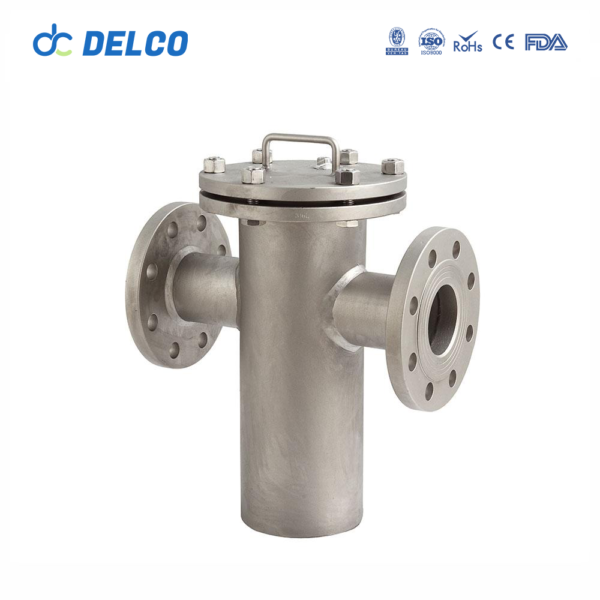 Flange Stainless Steel Decontamination Basket Filter