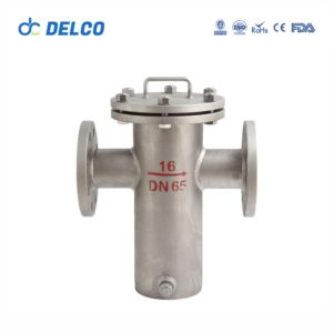 Flange Stainless Steel Decontamination Basket Filter