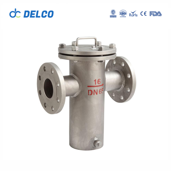 Flange Stainless Steel Decontamination Basket Filter