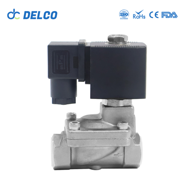 DELCO DK07 Pilot Operated Diaphragm Type Stainless Steel Solenoid Valve