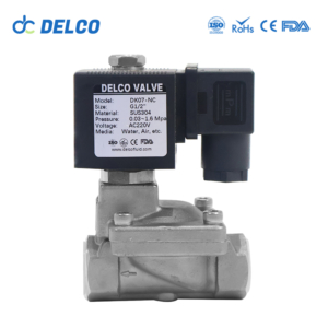 DELCO DK07 Pilot Operated Diaphragm Type Stainless Steel Solenoid Valve