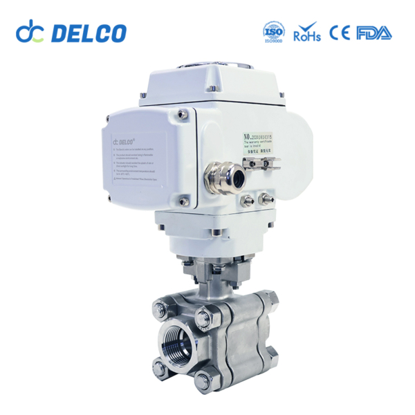 Electric Three-Piece High-Pressure Ball Valve