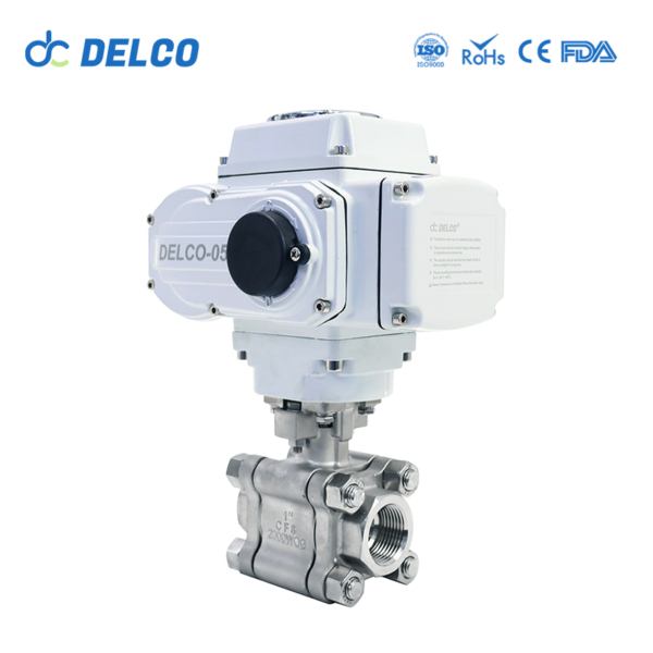 Electric Three-Piece High-Pressure Ball Valve